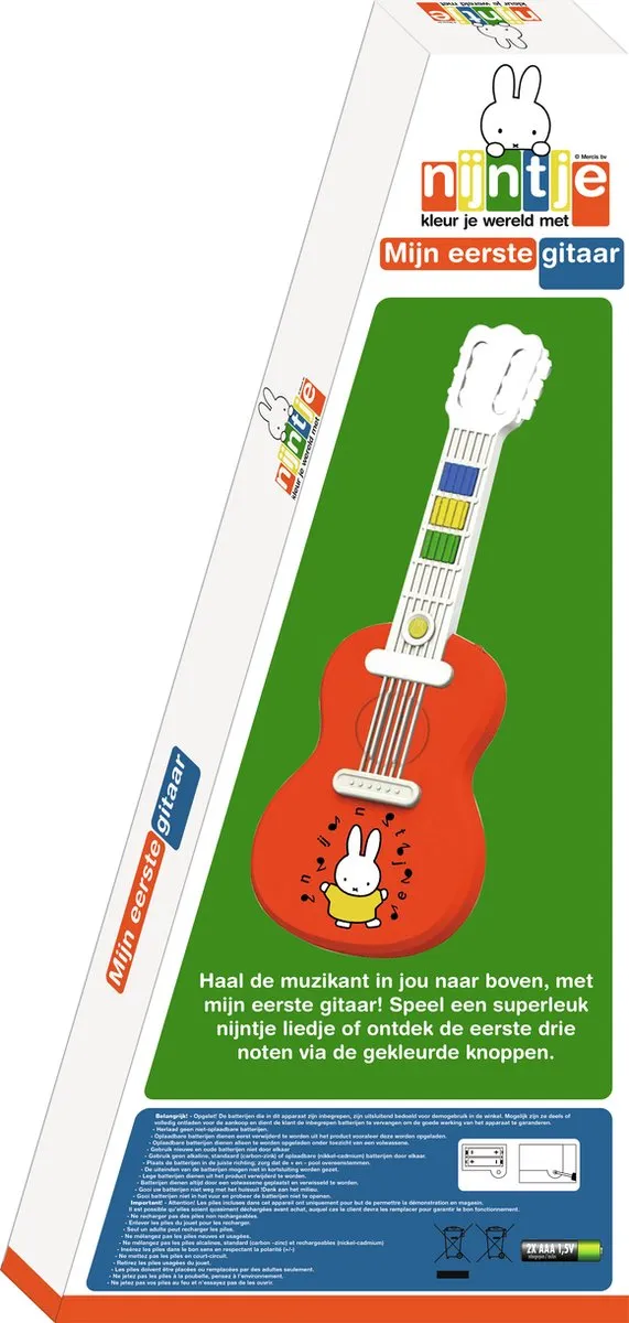 Nijntje Mijn Eerste Gitaar - Oranje