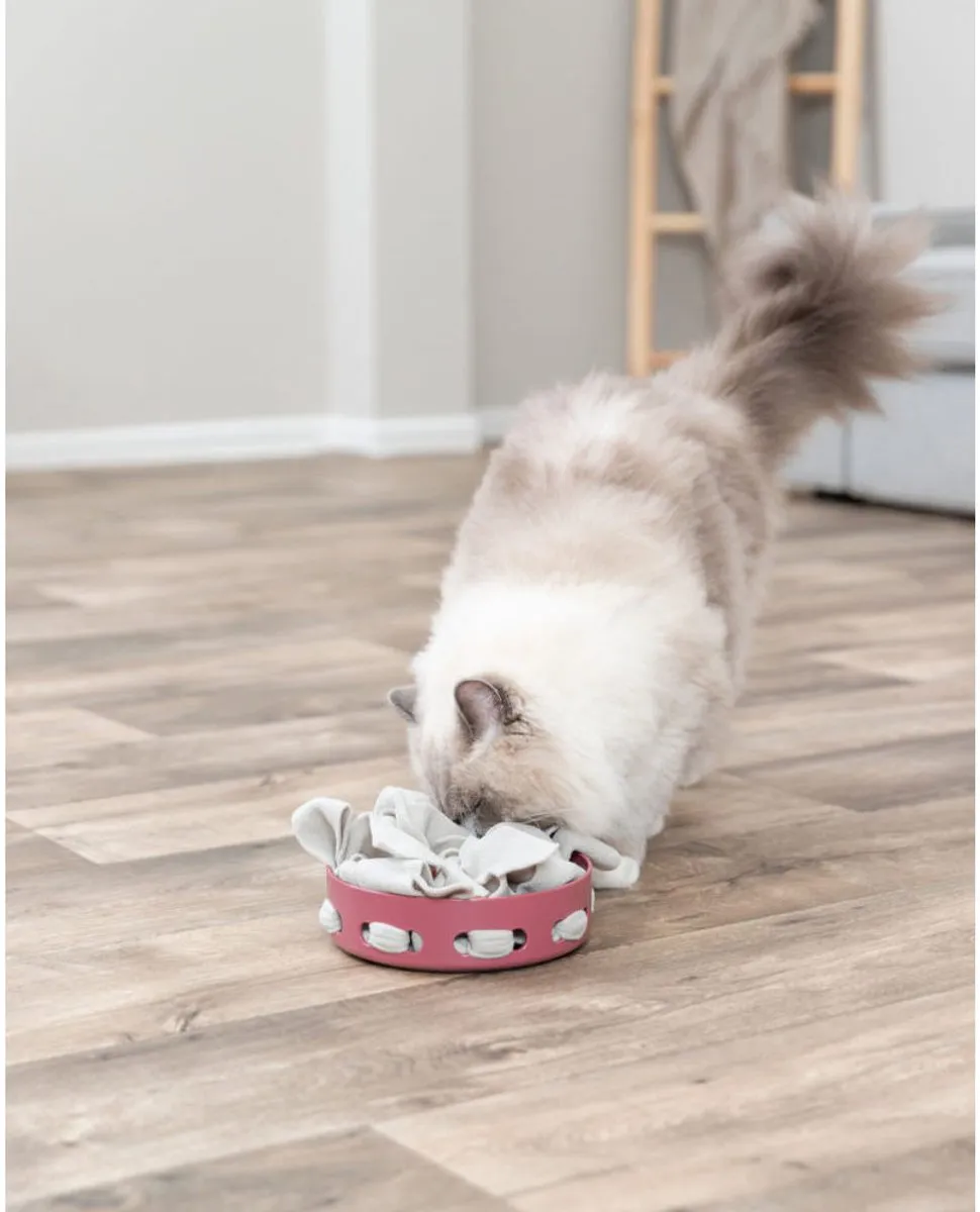 Trixie Cat Activity Hide'n'Sniff Bowl - 18x18cm - Roze - afbeelding 6 van 6
