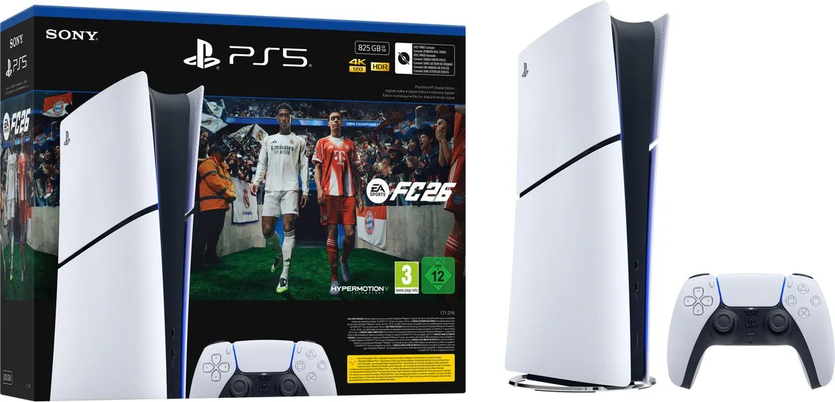 PlayStation 5 Digital Edition - 825 GB – EA SPORTS FC 26 bundel