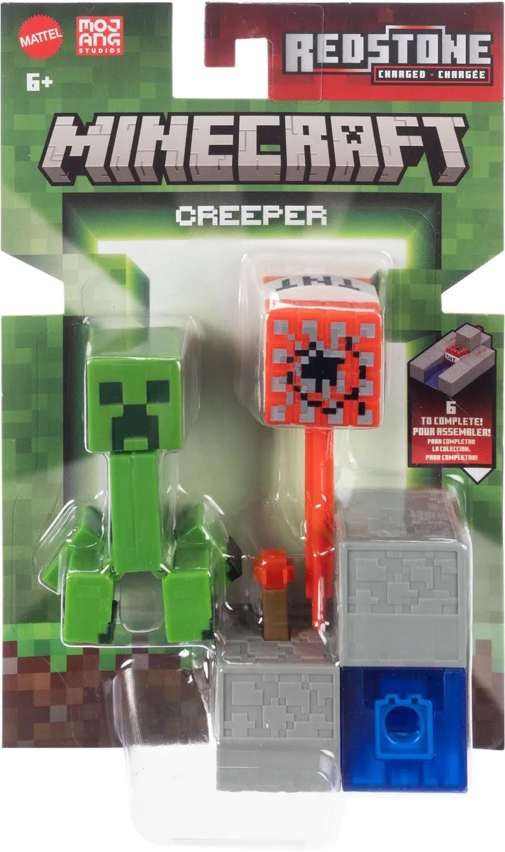 Minecraft Redstone Charged Creeper Actiefiguur - JJR92