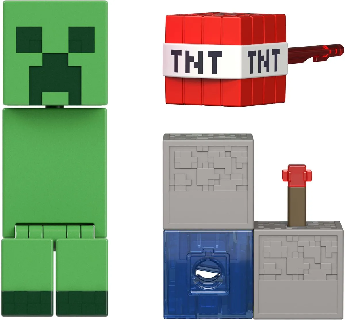 Minecraft Redstone Charged Creeper Actiefiguur - JJR92 - afbeelding 6 van 6