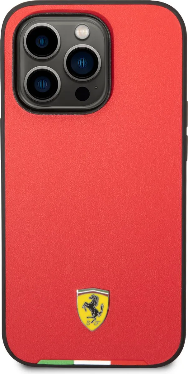 Ferrari iPhone 14 Pro Hoesje - Rood - MagSafe