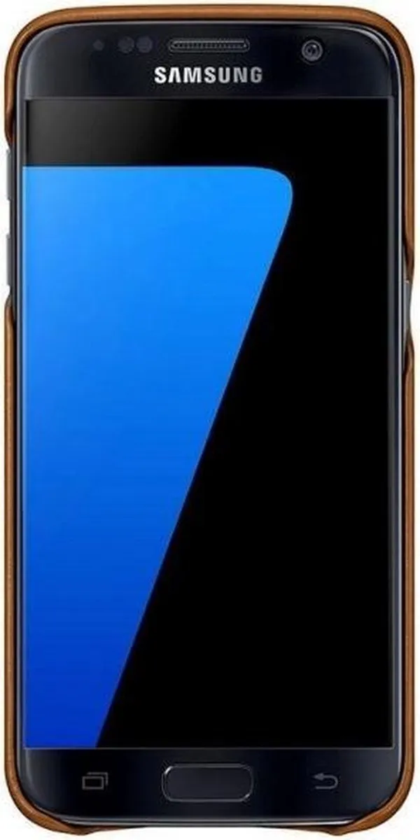 Samsung Lederen Hoesje G930 Galaxy S7 - Bruin - 3-45542