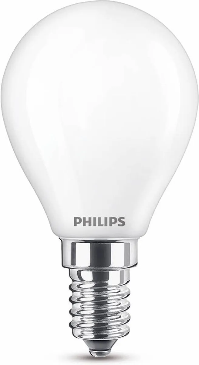 Philips LED Kogellamp E14 Warmwit 4W Mat