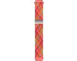 Polar Horlogebandje 20mm Gevlochten Rood S-L - afbeelding 3 van 6