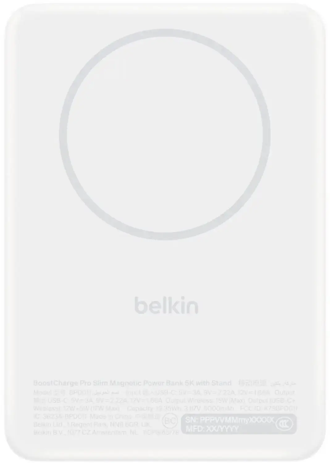 Belkin BPD011hqWH Powerbank 5000mAh - Wit - afbeelding 5 van 6