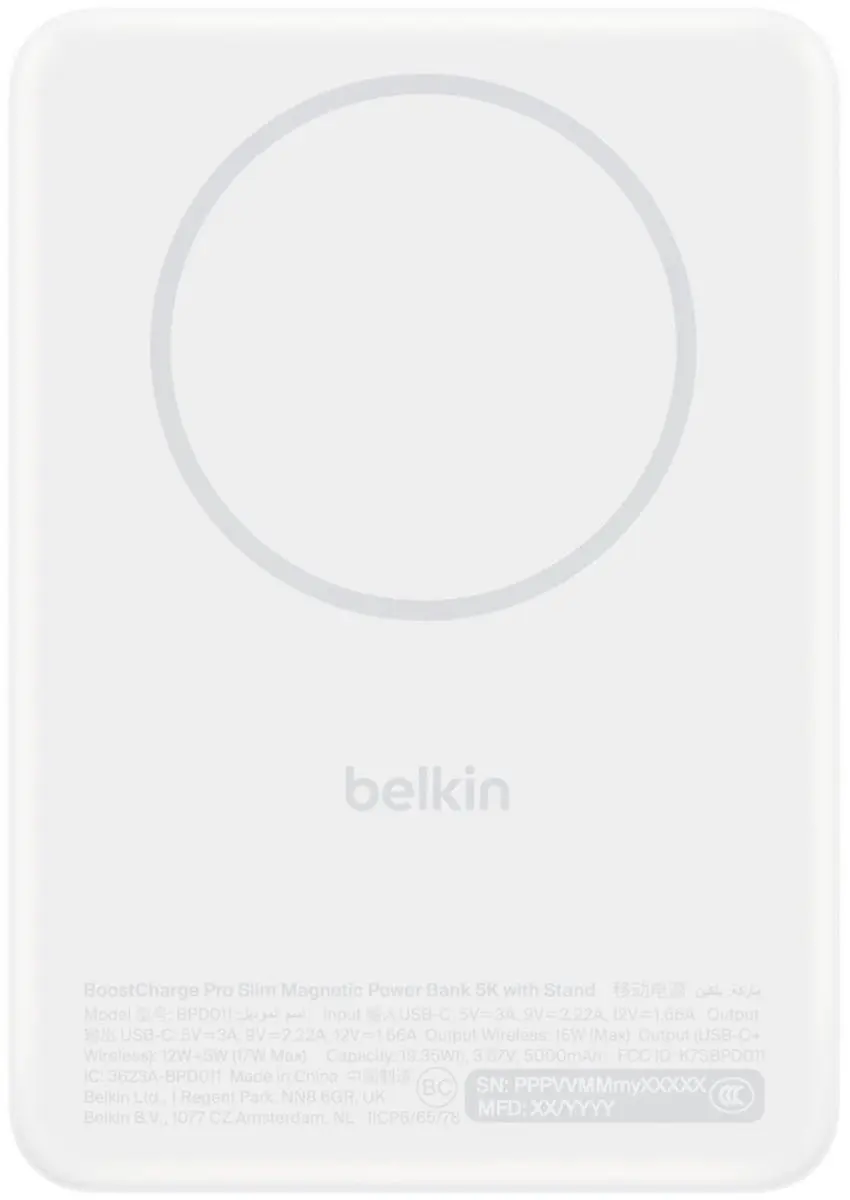 Belkin BPD011hqWH Powerbank 5000mAh - Wit - afbeelding 3 van 6