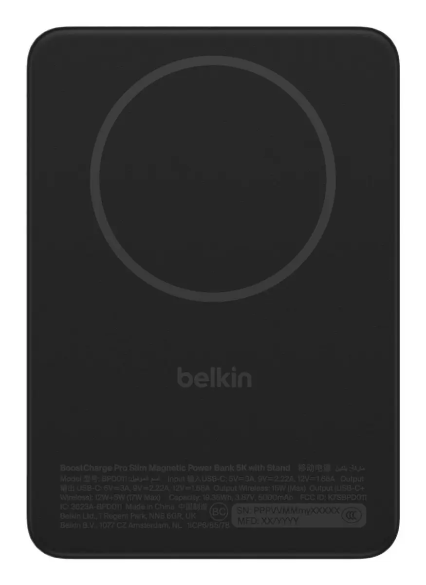 Belkin BPD011HQBK Powerbank 5000mAh - Zwart - afbeelding 3 van 6