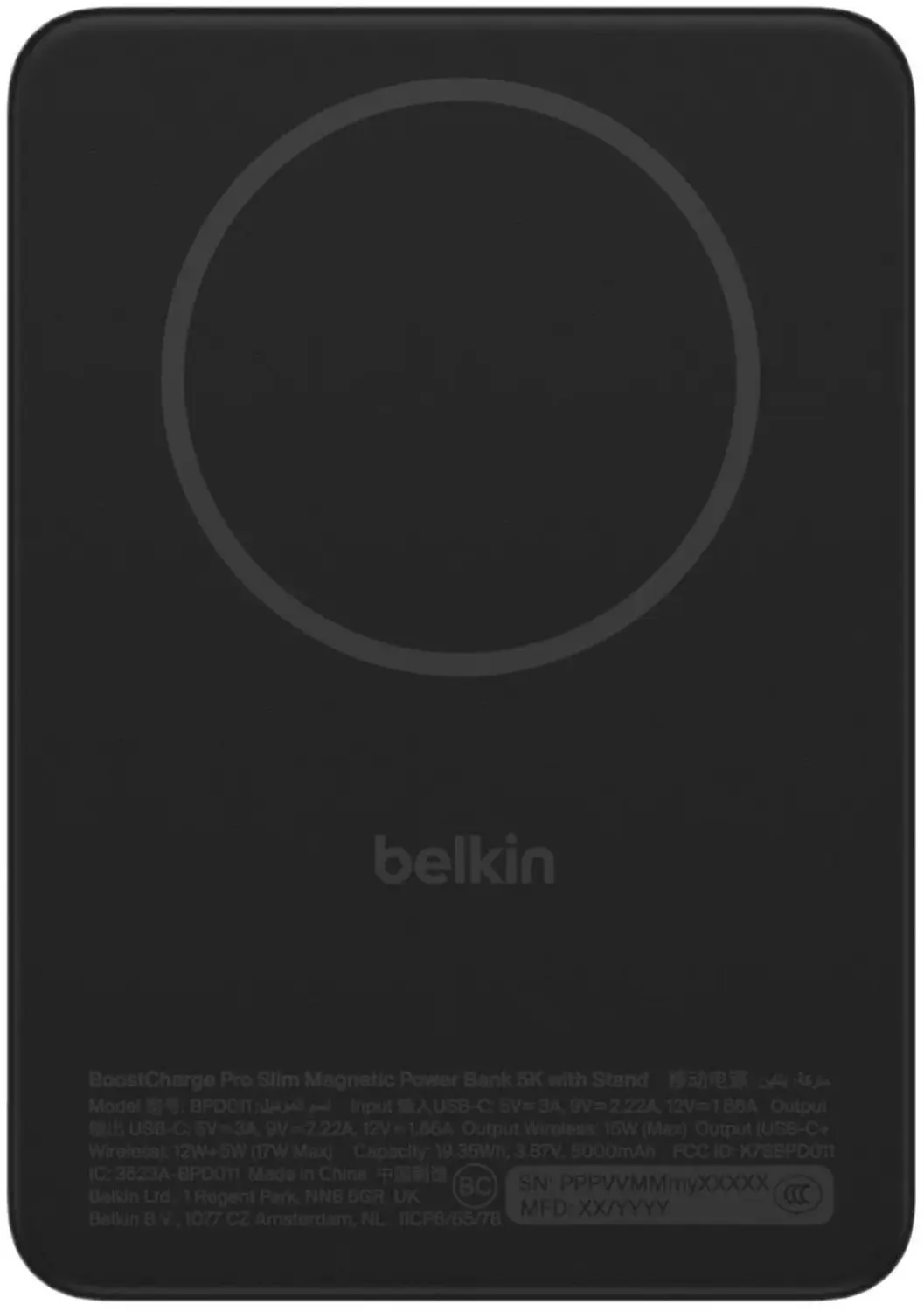 Belkin BPD011HQBK Powerbank 5000mAh - Zwart - afbeelding 6 van 6