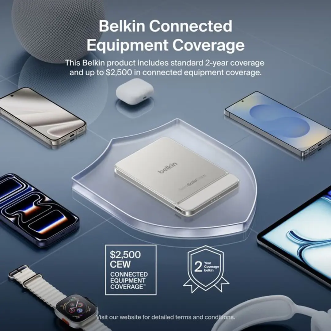 Belkin UltraCharge Pro BPD024HQSA Powerbank 5000mAh - Zand - afbeelding 2 van 6