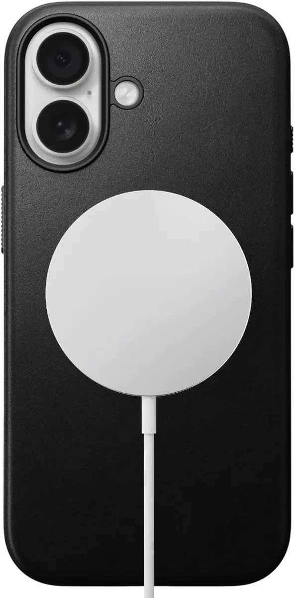 Nomad Modern Lederen Hoesje iPhone 17 - Zwart - afbeelding 6 van 6
