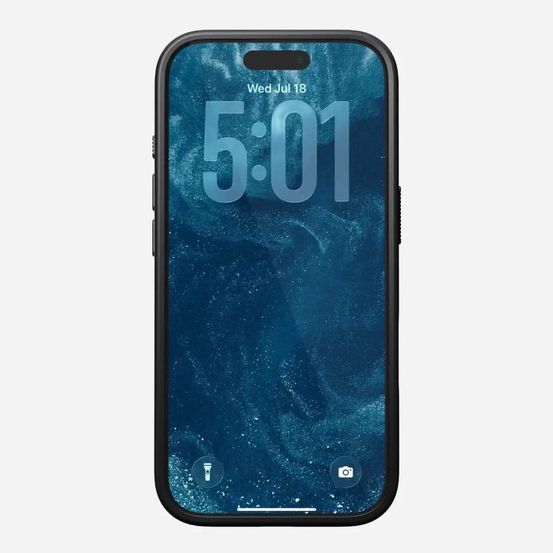 Nomad Modern Lederen Hoesje iPhone 17 - Zwart - afbeelding 4 van 6