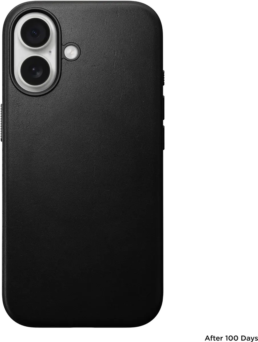 Nomad Modern Lederen Hoesje iPhone 17 - Zwart - afbeelding 3 van 6