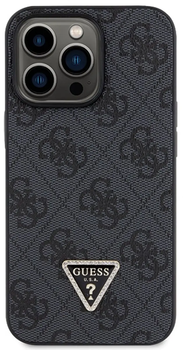 Guess 4G Triangle Crossbody Case iPhone 13 Pro - Zwart - afbeelding 2 van 6