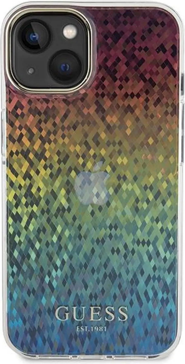 Guess GUHCP15SHDECMI iPhone 15 Hoesje - Wielkleurig - afbeelding 5 van 6