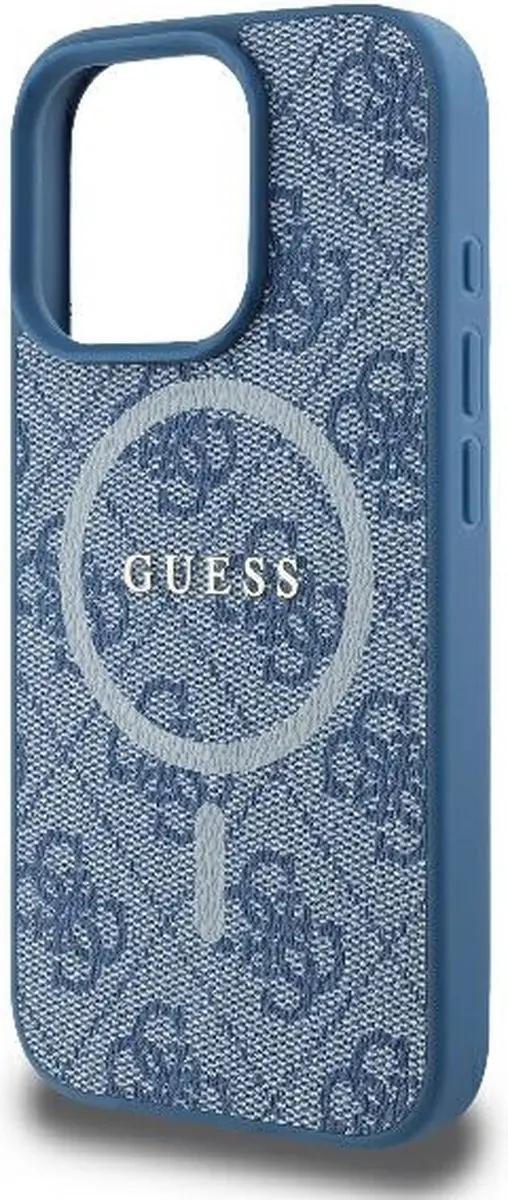 Guess 4G Ring Classic Logo MagSafe Hoesje - Blauw - afbeelding 5 van 6