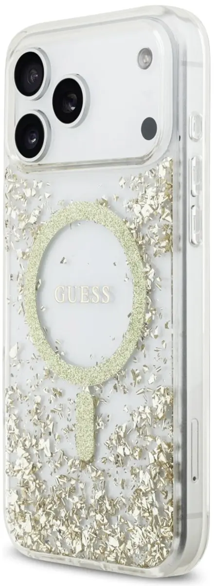 Guess Glitter MagSafe Hoesje iPhone 17 Pro Max - Goud - afbeelding 4 van 6
