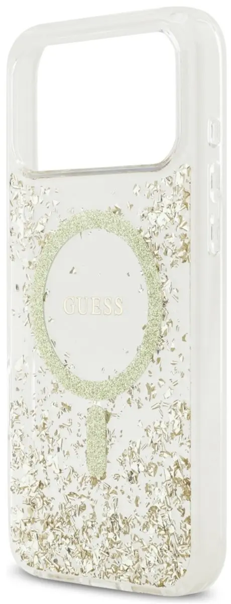 Guess Glitter MagSafe Hoesje iPhone 17 Pro Max - Goud - afbeelding 5 van 6