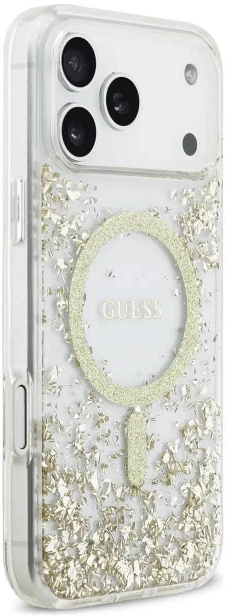 Guess Glitter MagSafe Hoesje iPhone 17 Pro Max - Goud - afbeelding 3 van 6