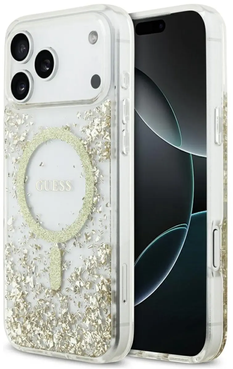 Guess Glitter MagSafe Hoesje iPhone 17 Pro Max
