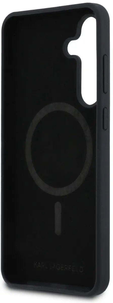 Karl Lagerfeld MagSafe Hoesje Karl & Choupette - Zwart - afbeelding 5 van 6