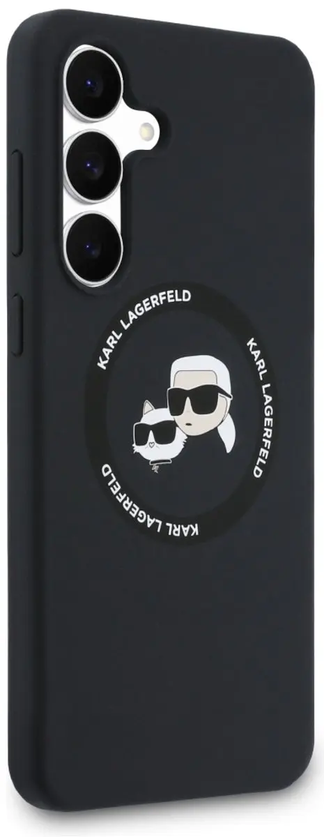 Karl Lagerfeld MagSafe Hoesje Karl & Choupette - Zwart - afbeelding 2 van 6
