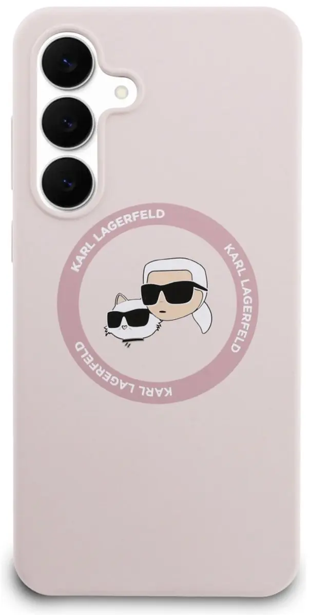 Karl Lagerfeld MagSafe Hoesje Karl & Choupette Roze - afbeelding 6 van 6