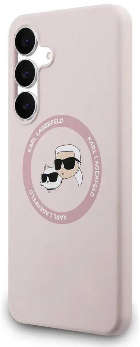 Karl Lagerfeld MagSafe Hoesje Karl & Choupette Roze - afbeelding 3 van 6