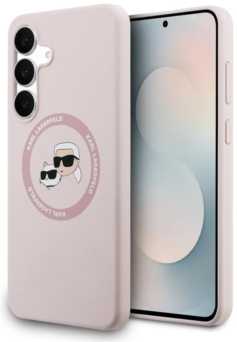 Karl Lagerfeld MagSafe Hoesje Karl & Choupette Roze