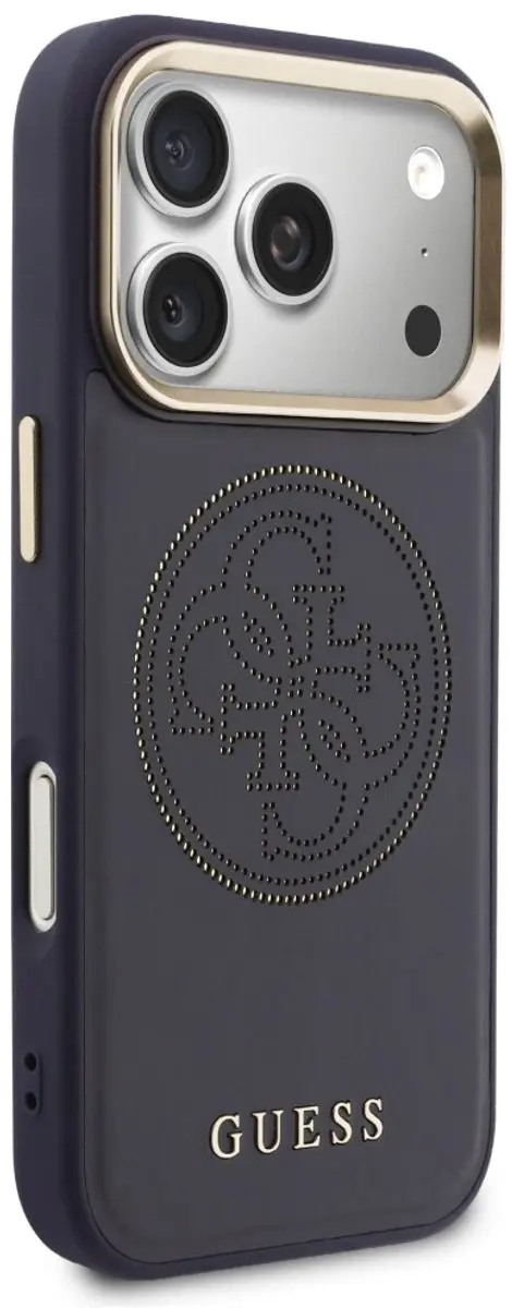 Guess Perforated 4G MagSafe Hoes iPhone 17 Pro - Blauw - afbeelding 3 van 6