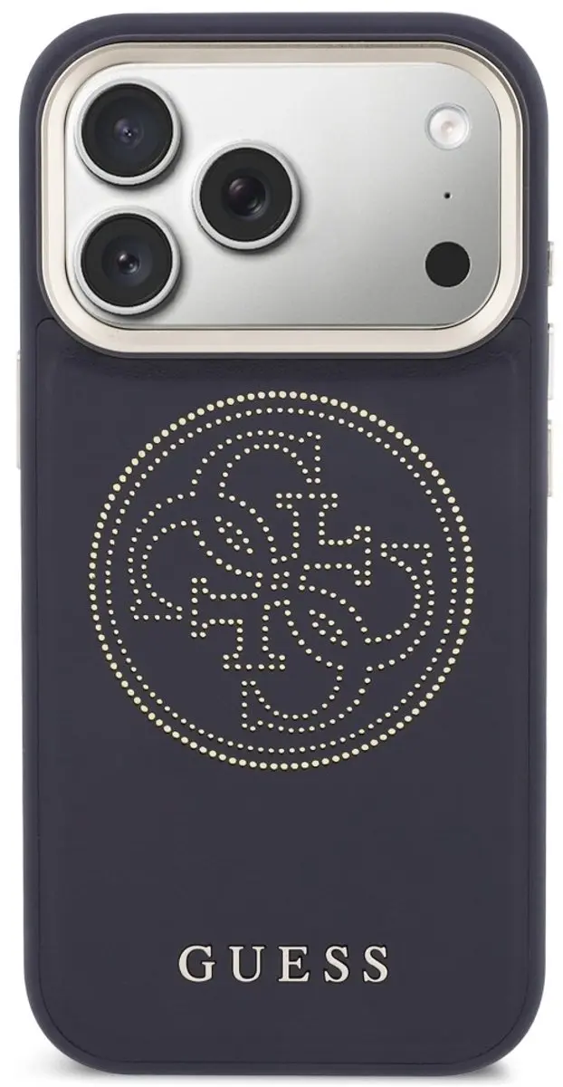 Guess Perforated 4G MagSafe Hoes iPhone 17 Pro - Blauw - afbeelding 4 van 6