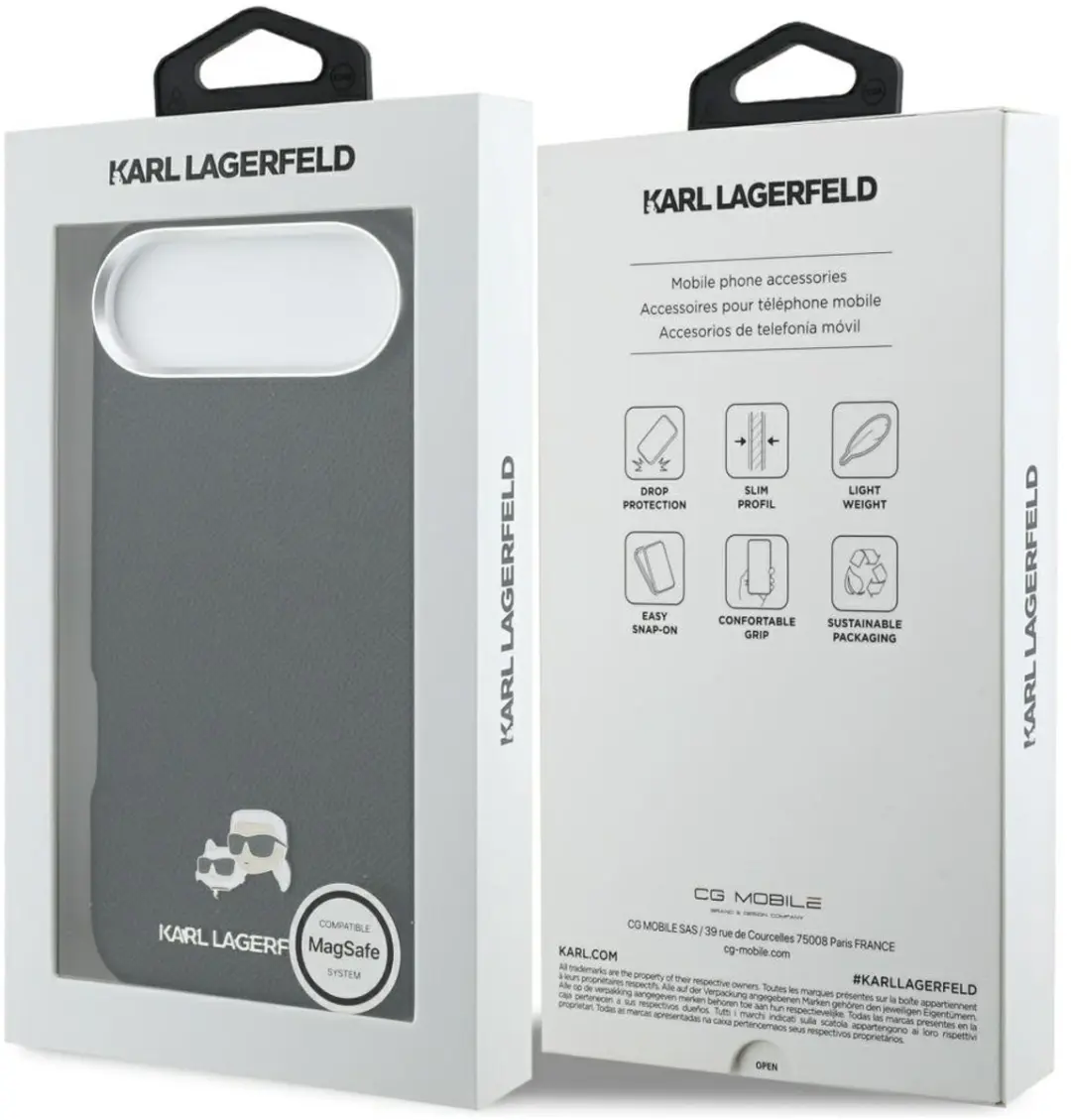 Karl Lagerfeld Karl & Choupette MagSafe Hoesje iPhone Air - Transparent - afbeelding 5 van 6