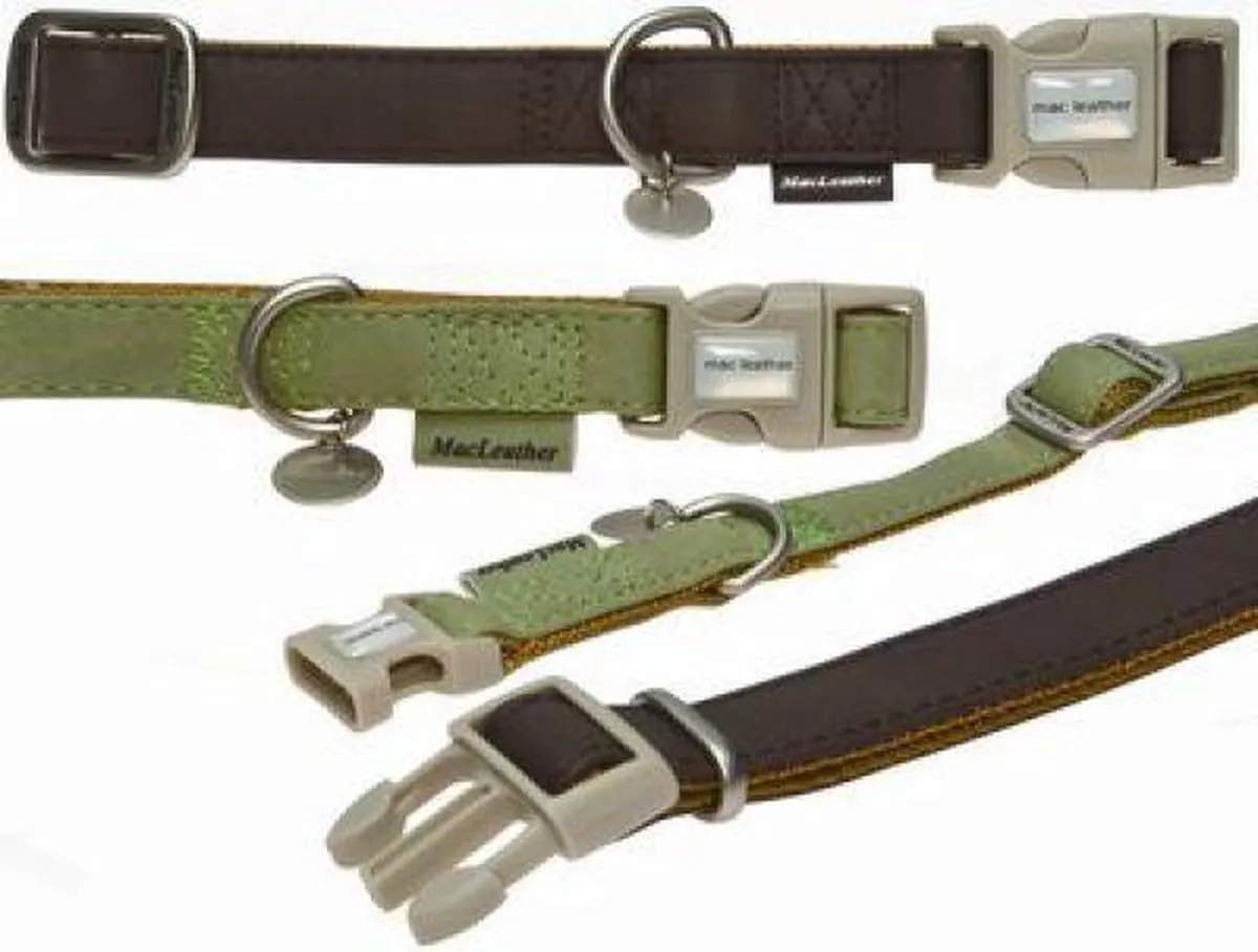 Beeztees Soft Touch Halsband Hond - Bruin 45-70x2,5cm
