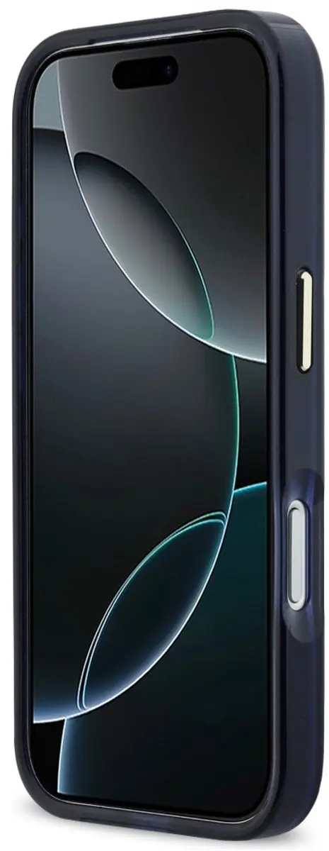 Karl Lagerfeld iPhone 17 Pro Hoesje Karl Script Logo - Blauw - afbeelding 5 van 6