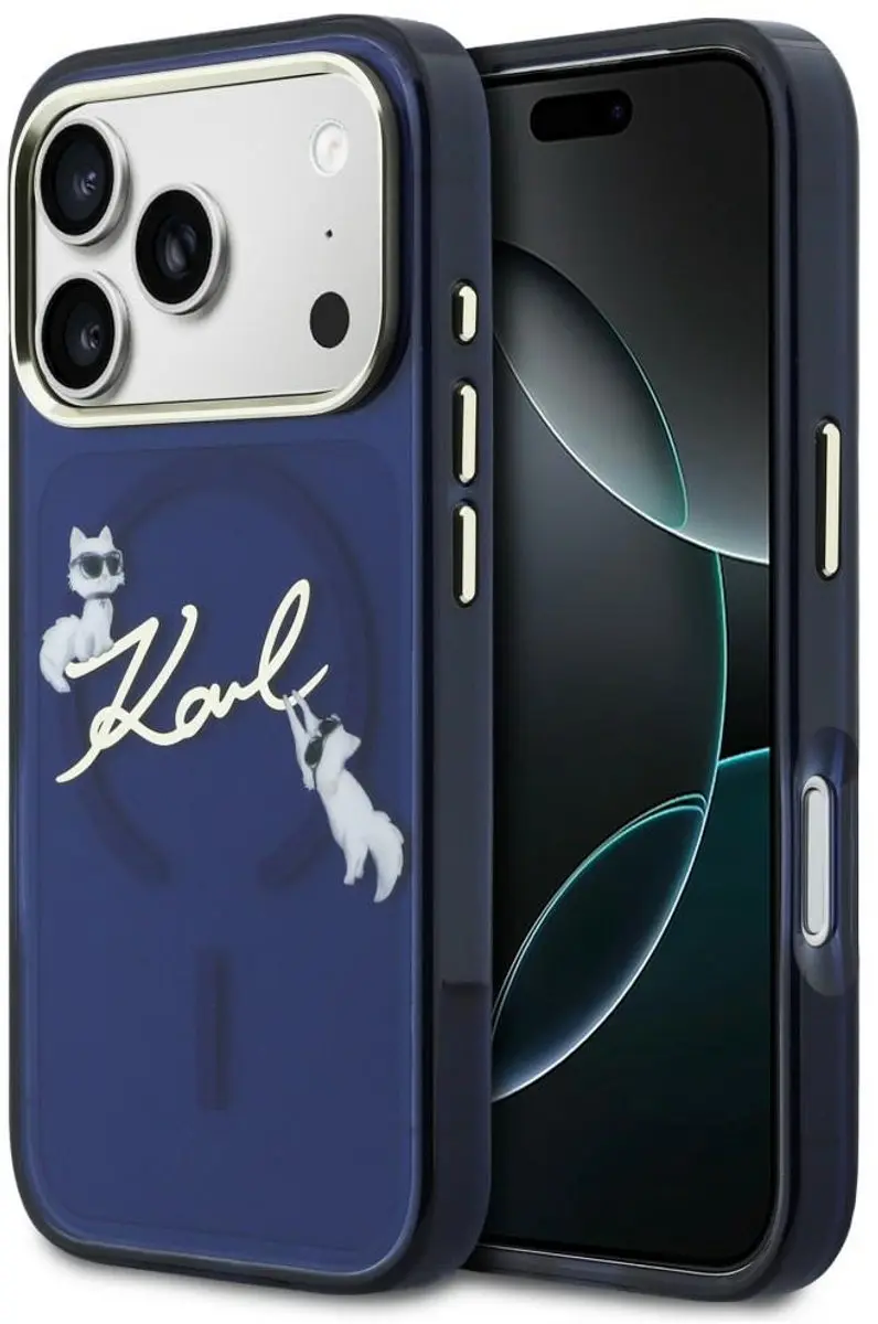 Karl Lagerfeld iPhone 17 Pro Hoesje Karl Script Logo