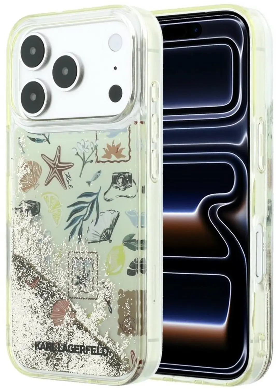 Karl Lagerfeld Liquid Glitter Beach and Sand Hoesje