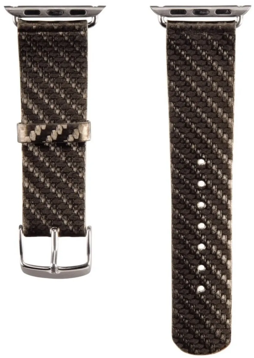 Hama Nylon Bandje Apple Watch 42mm - Bruin