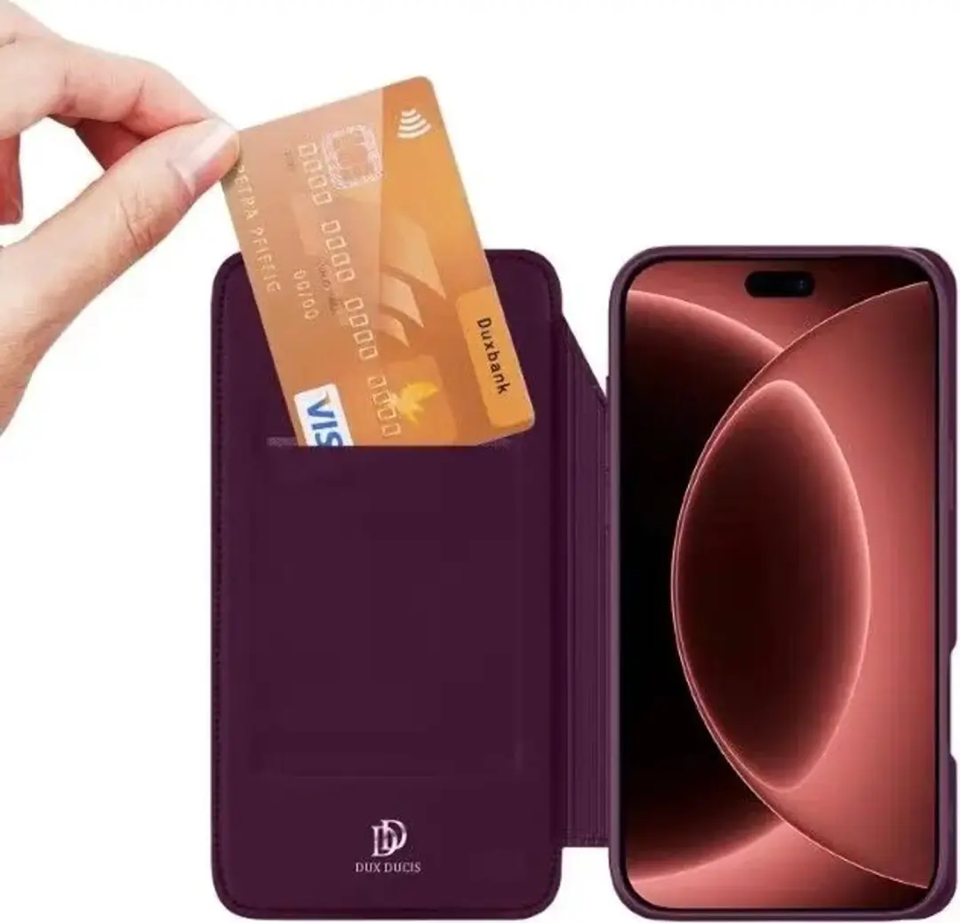 Dux Ducis Skin Pro Hoesje iPhone 18 Pro/17 Pro - Paars - afbeelding 6 van 6
