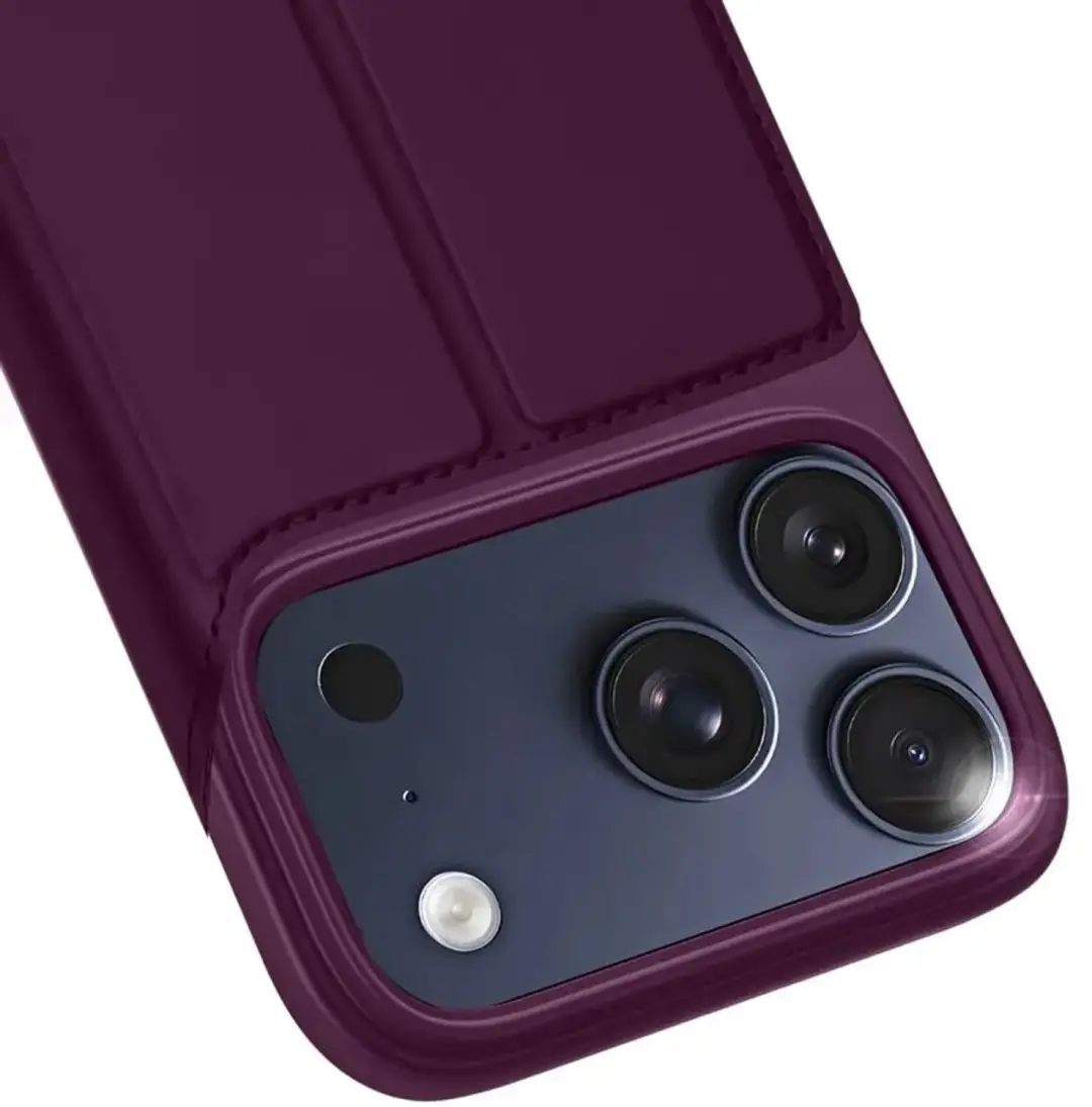 Dux Ducis Skin Pro Hoesje iPhone 18 Pro Max - Burgundy - afbeelding 2 van 6