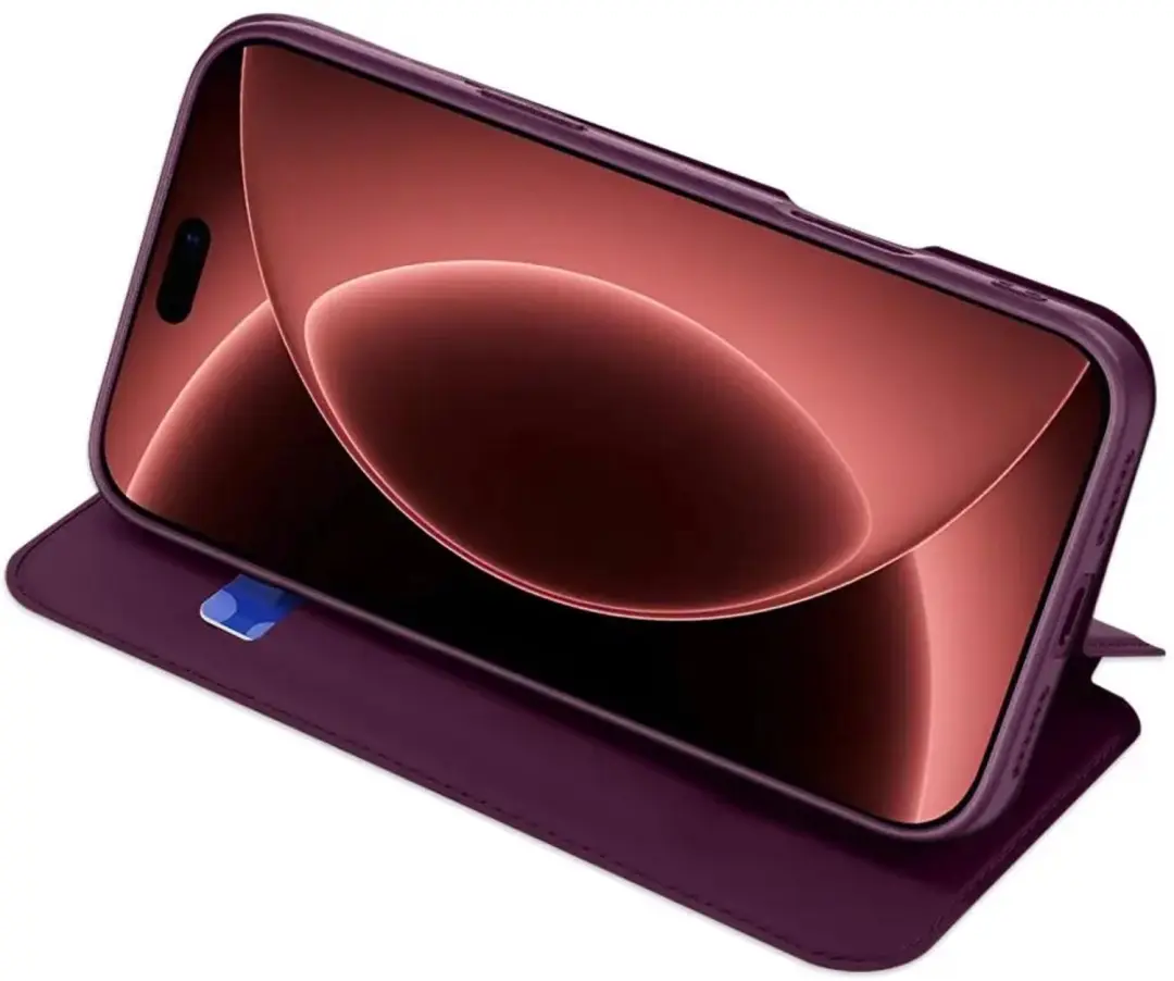 Dux Ducis Skin Pro Hoesje iPhone 18 Pro Max - Burgundy - afbeelding 3 van 6