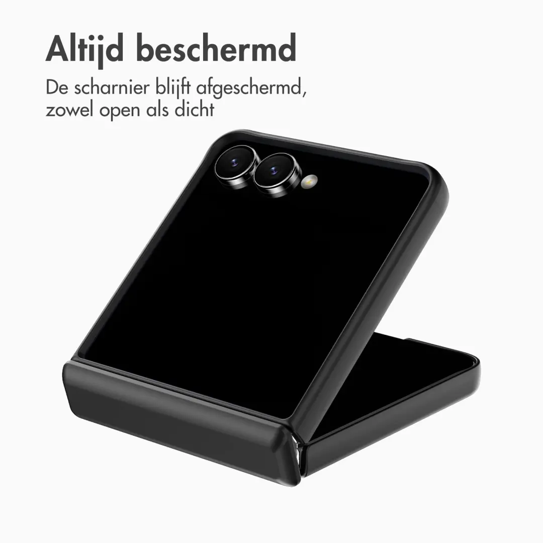 Accezz Hoesje Zwart voor Samsung Galaxy Z Flip8 - MagSafe - afbeelding 4 van 6