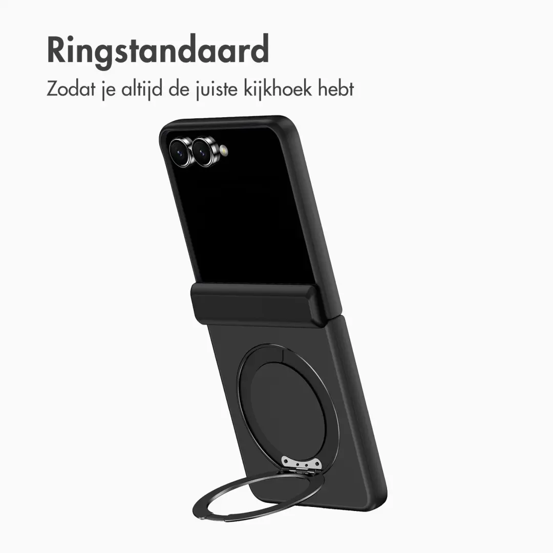 Accezz Hoesje Zwart voor Samsung Galaxy Z Flip8 - MagSafe - afbeelding 2 van 6