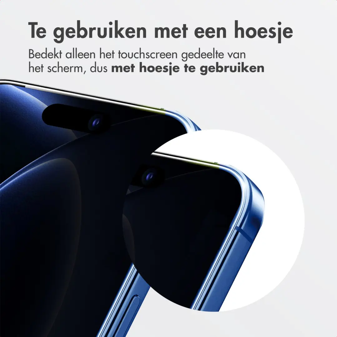 Accezz SH00100487 Privacy Screenprotector iPhone 18/17 Pro - afbeelding 6 van 6