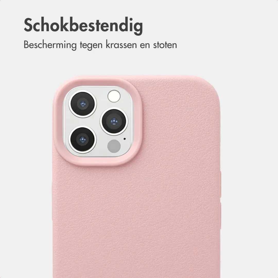 Imoshion Texture Backcover iPhone 12/12 Pro - Roze - afbeelding 4 van 6