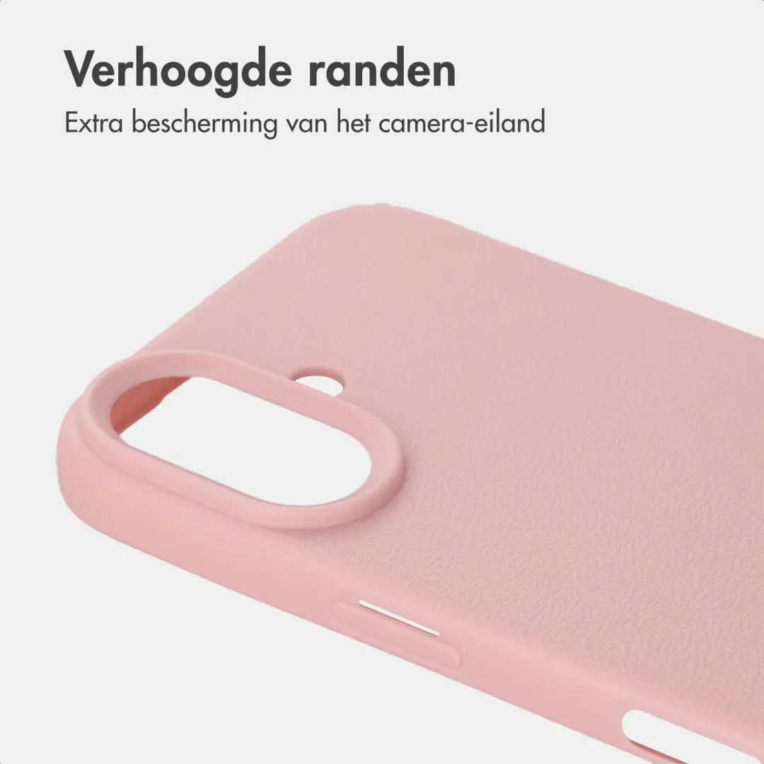 imoshion Texture Backcover iPhone 16 - Roze - afbeelding 5 van 6