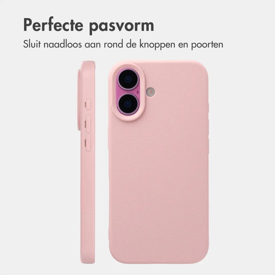 imoshion Texture Backcover iPhone 16 - Roze - afbeelding 6 van 6