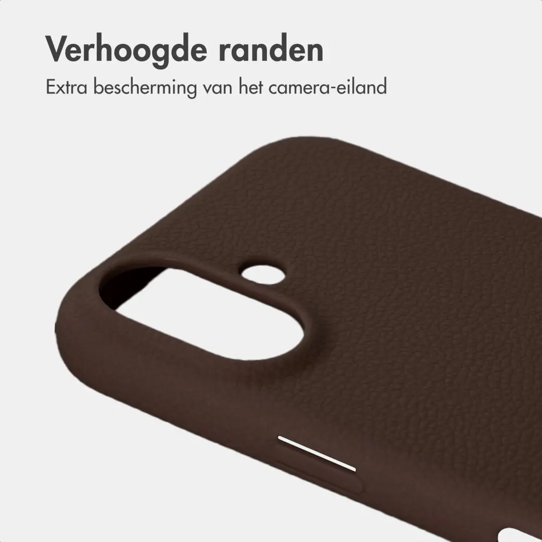 Imoshion Texture Backcover iPhone 17 - Donkerbruin - afbeelding 5 van 6