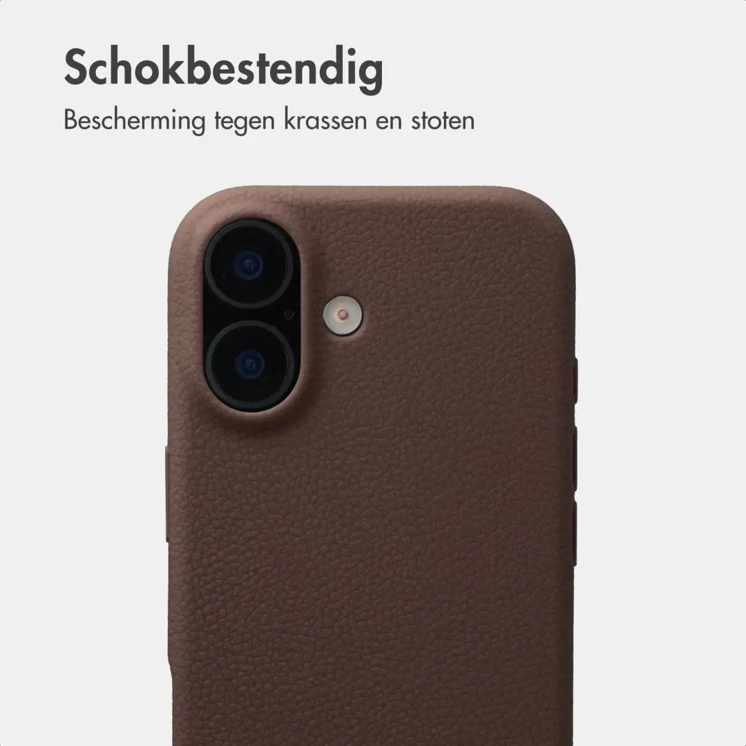 Imoshion Texture Backcover iPhone 17 - Donkerbruin - afbeelding 4 van 6
