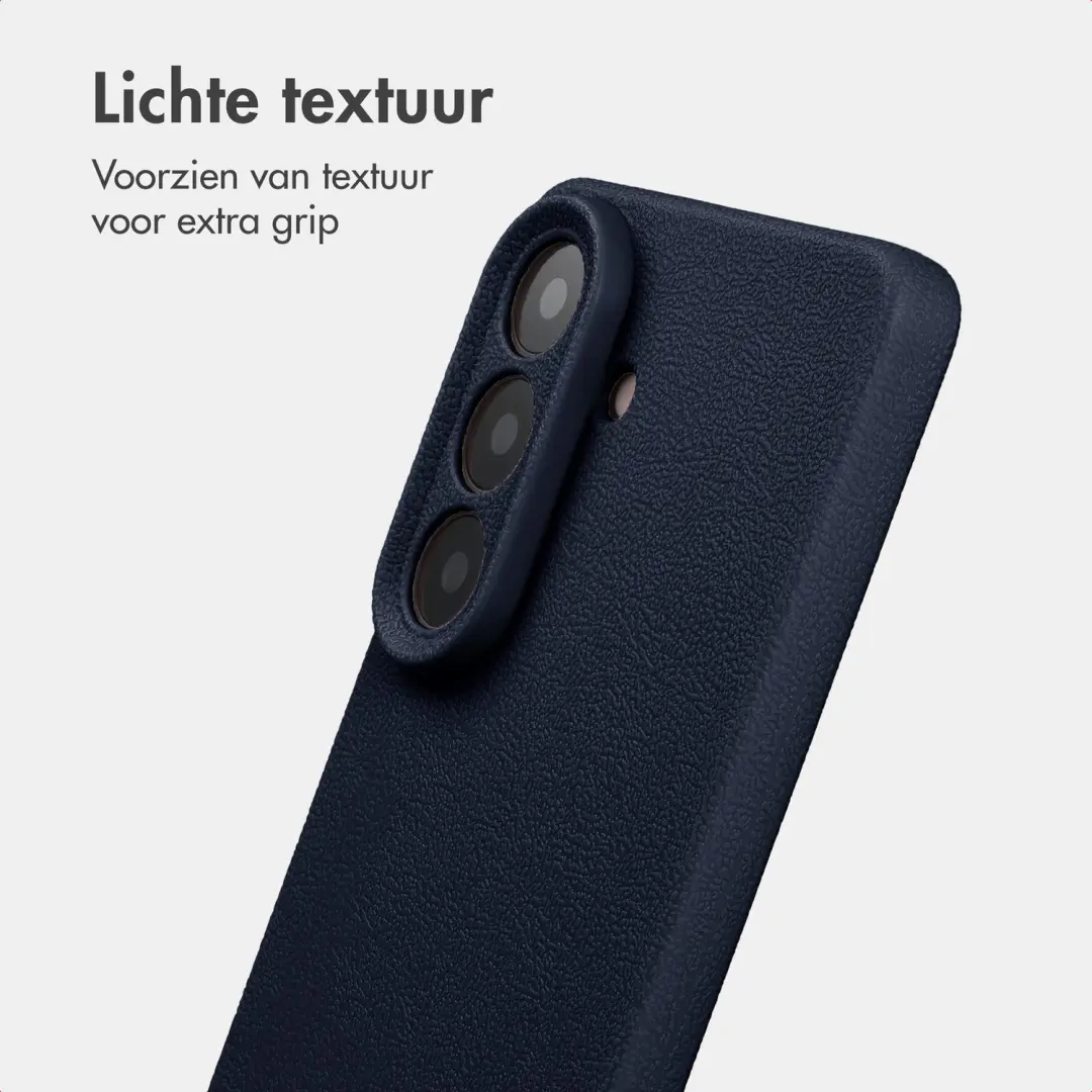 Imoshion Texture Backcover Samsung Galaxy S26 - Donkerblauw - afbeelding 3 van 6