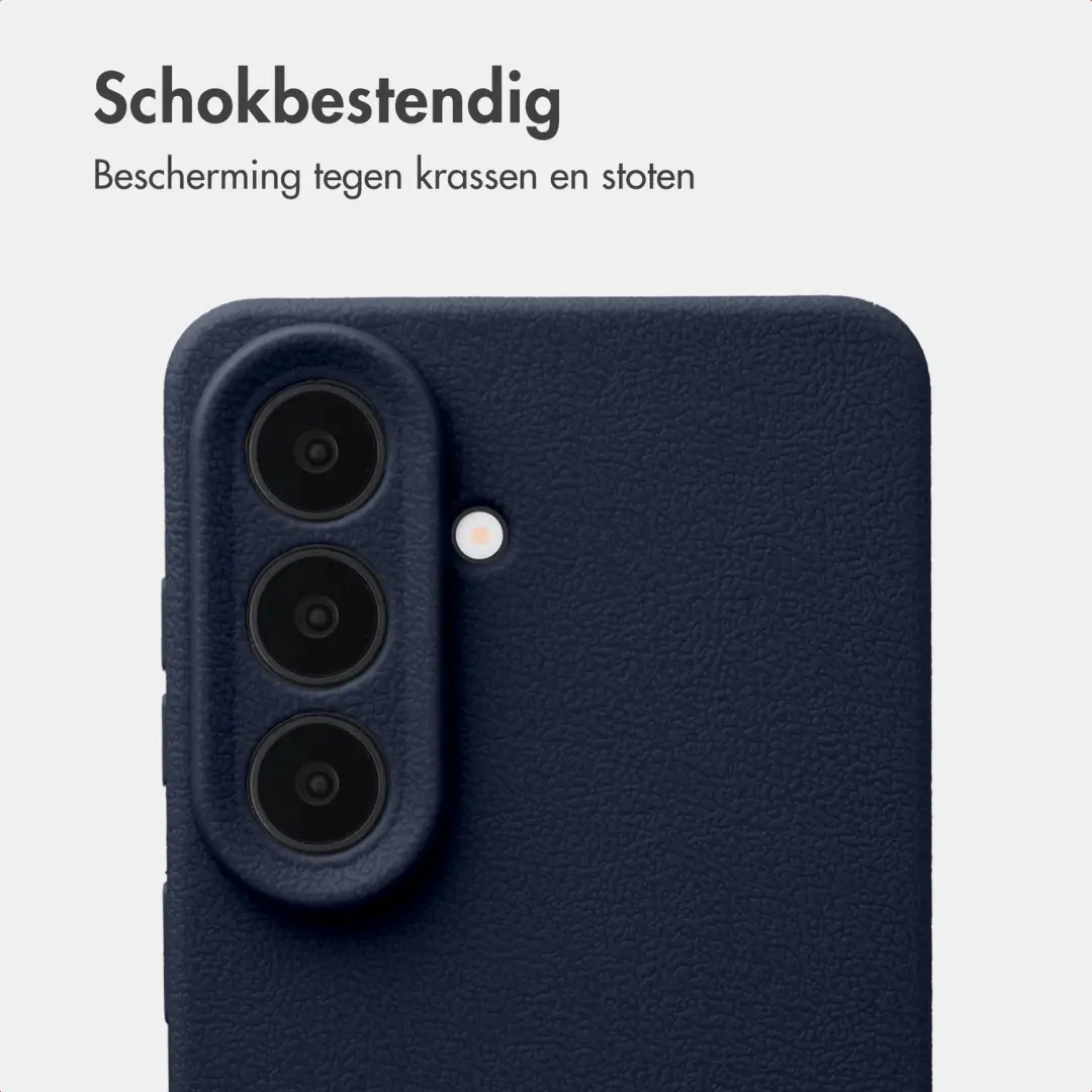 Imoshion Texture Backcover Samsung Galaxy S26 - Donkerblauw - afbeelding 4 van 6